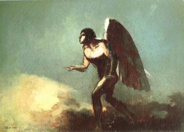 The Winged Man or the Fallen Angel